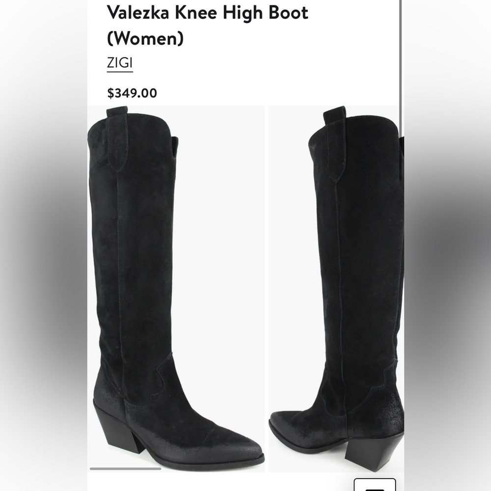 Valezka Knee High Boot (Women) size 39 US 8 black
ZIGI
$349.00 gently used - Picture 2 of 15
